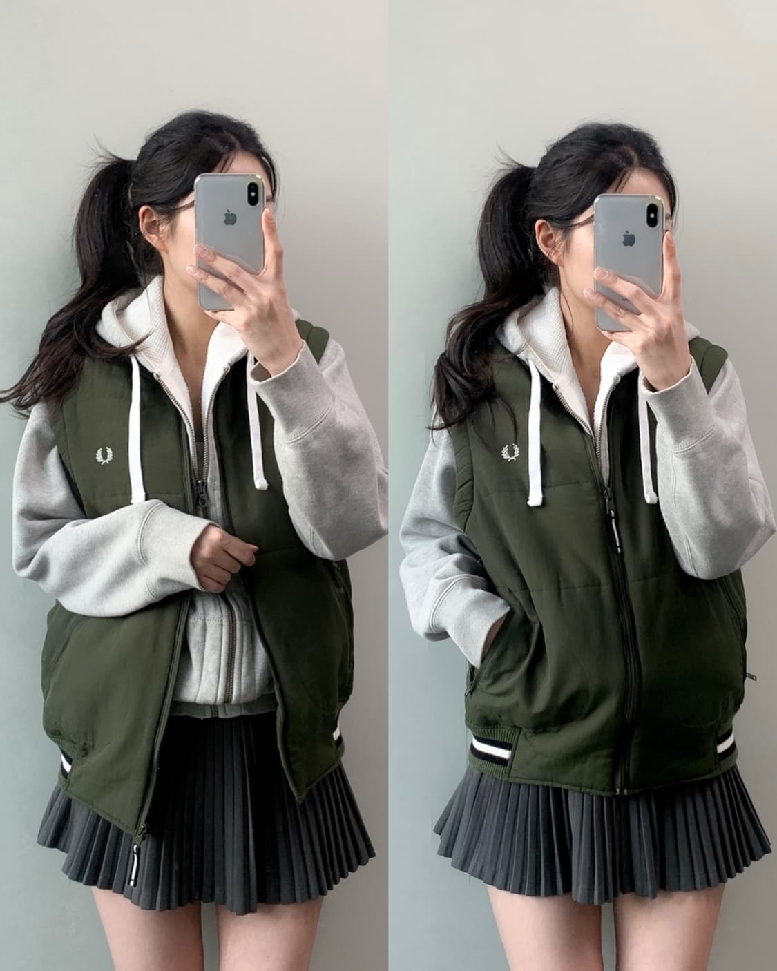 프레드 페리 패딩 조끼 상품이미지1