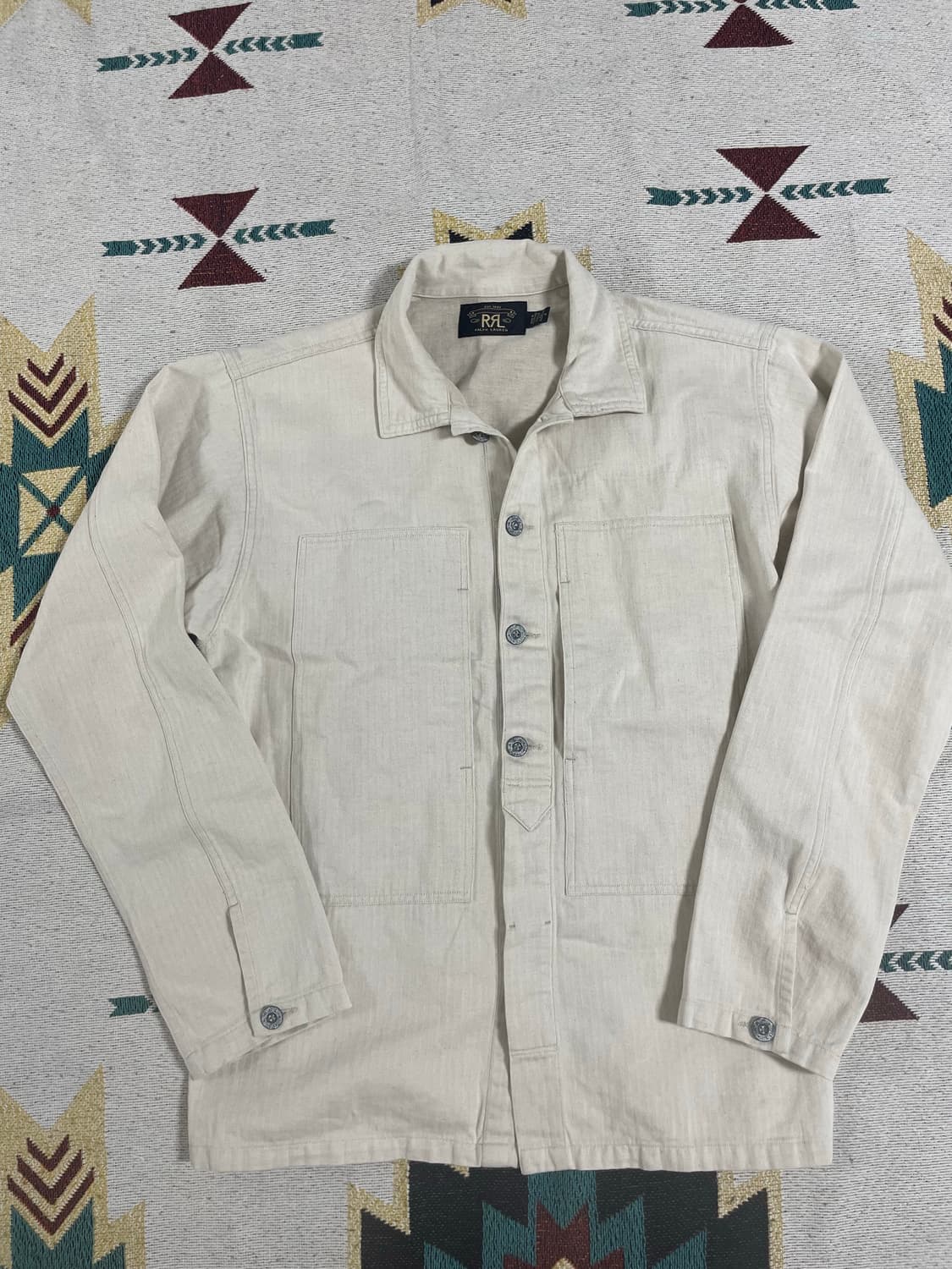 RRL 헤링본 오버 셔츠자켓(M) 상품이미지1