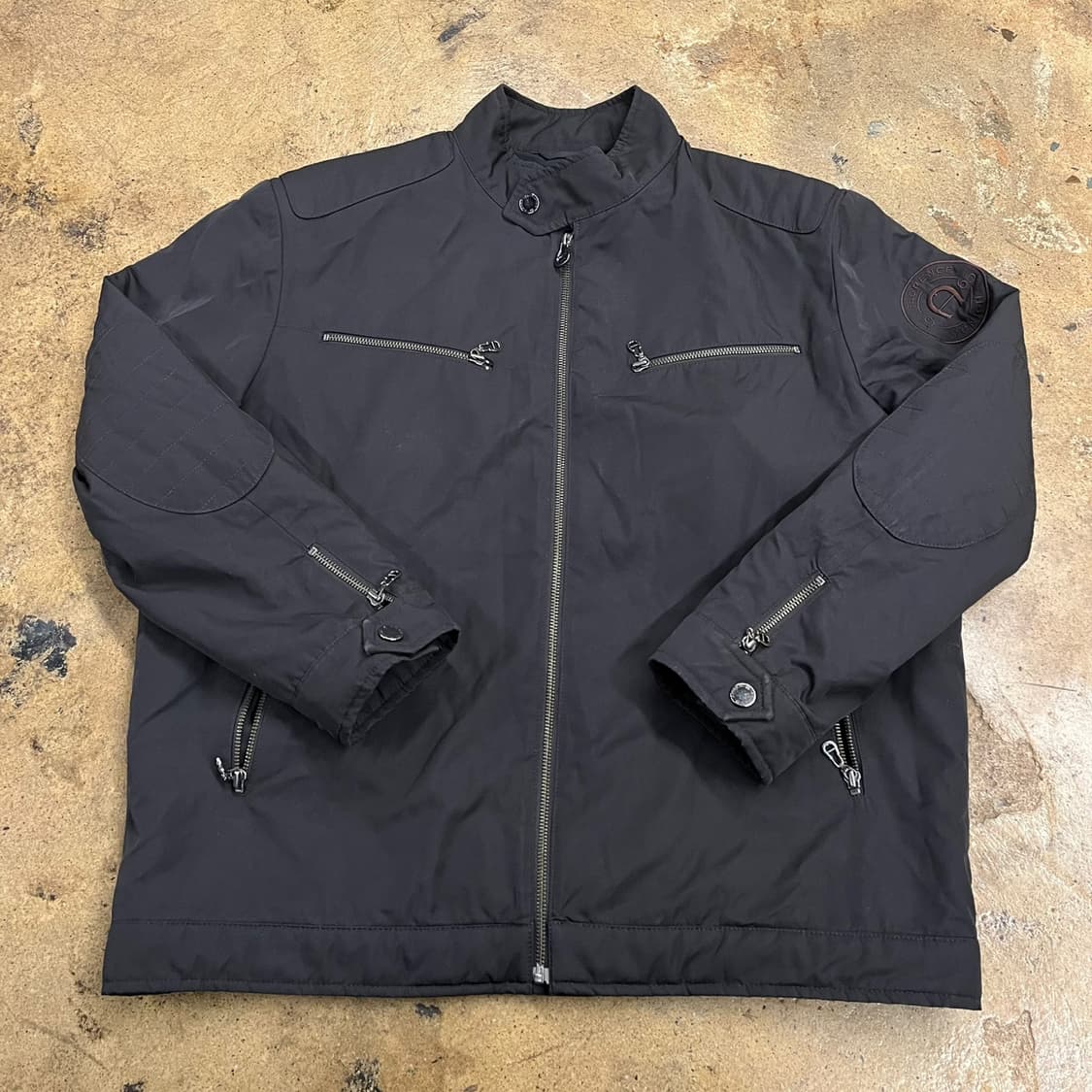 [정품/52] 아이그너 블랙 바이커 자켓 b17 상품이미지2