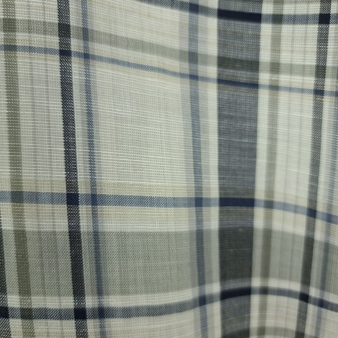 [입생로랑] 로고 자수 빈티지 체크 반팔 셔츠 P01629 상품이미지6