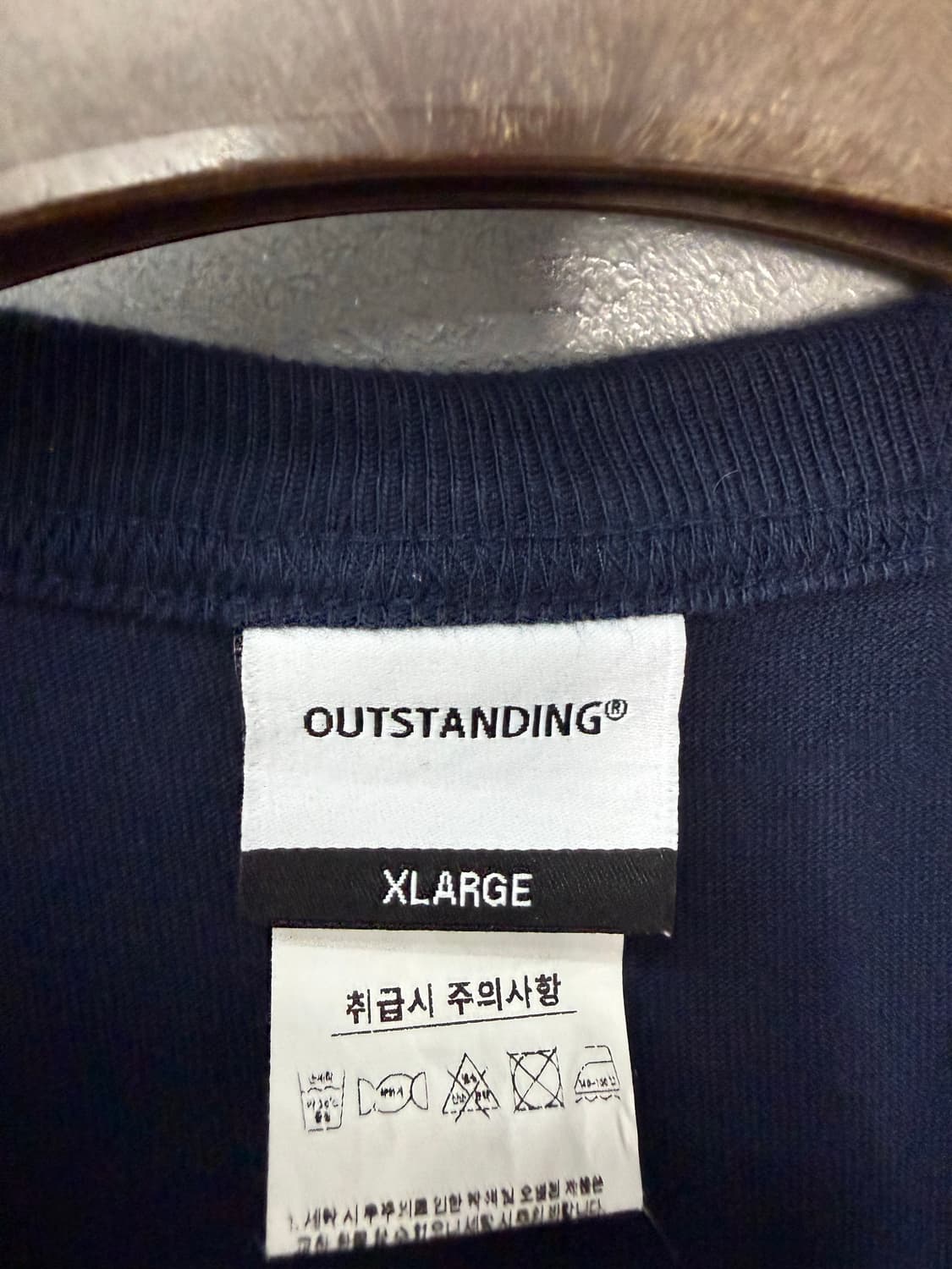 아웃스탠딩 타이거 그래픽 네이비 반팔 H2950 상품이미지5