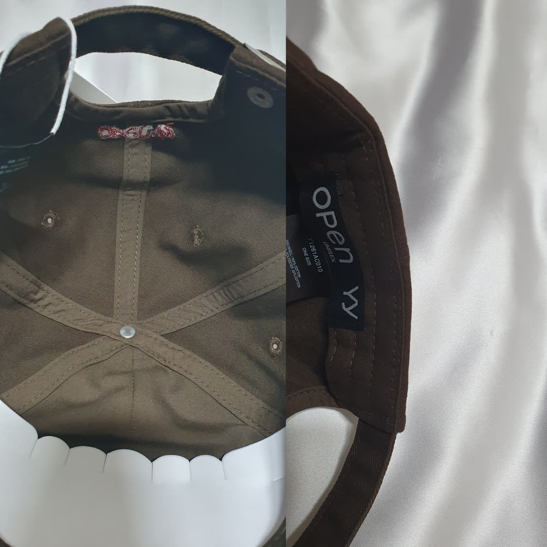 오픈와이와이 브라운 적토마 붉은말 패치 볼캡 모자 상품이미지9