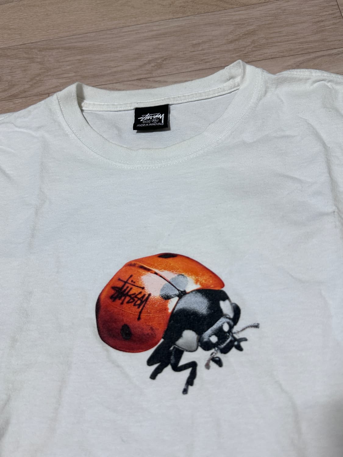 [XL]스투시 레이디 버그 티셔츠 화이트 상품이미지3