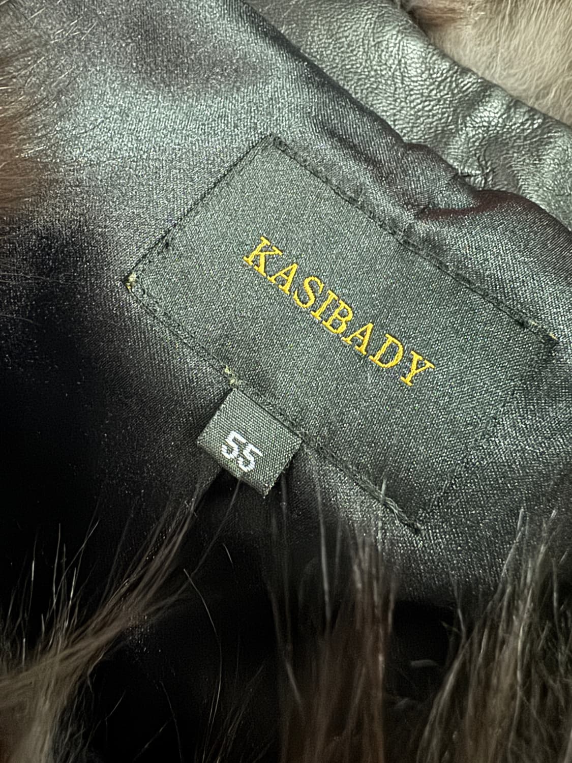 여성 카시바디 리얼 폭스퍼 양가죽 버튼 베스트 55 상품이미지3