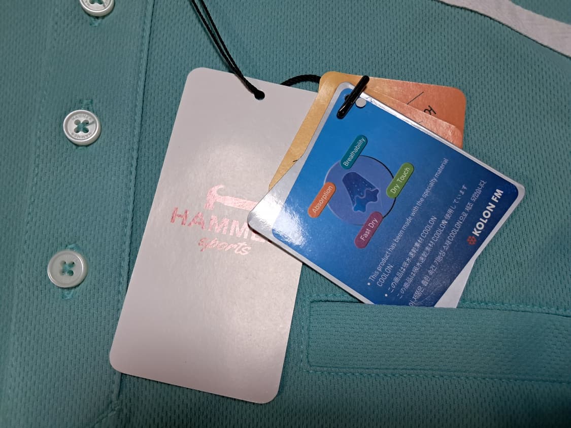 해머 반팔티 남성100 새상품  상품이미지5