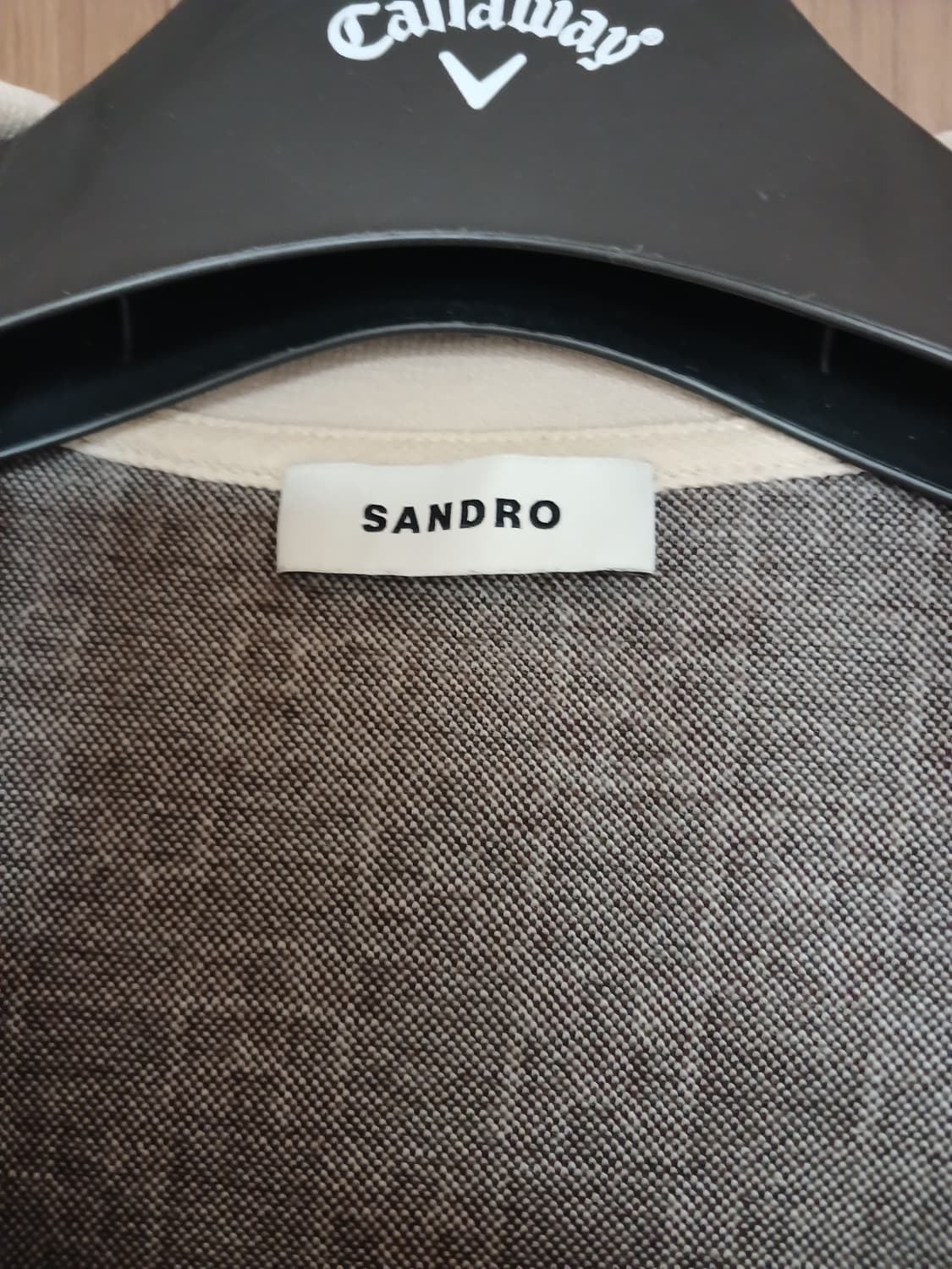 산드로 옴므 체크 반팔 폴로 티셔츠 XL(105) 상품이미지8