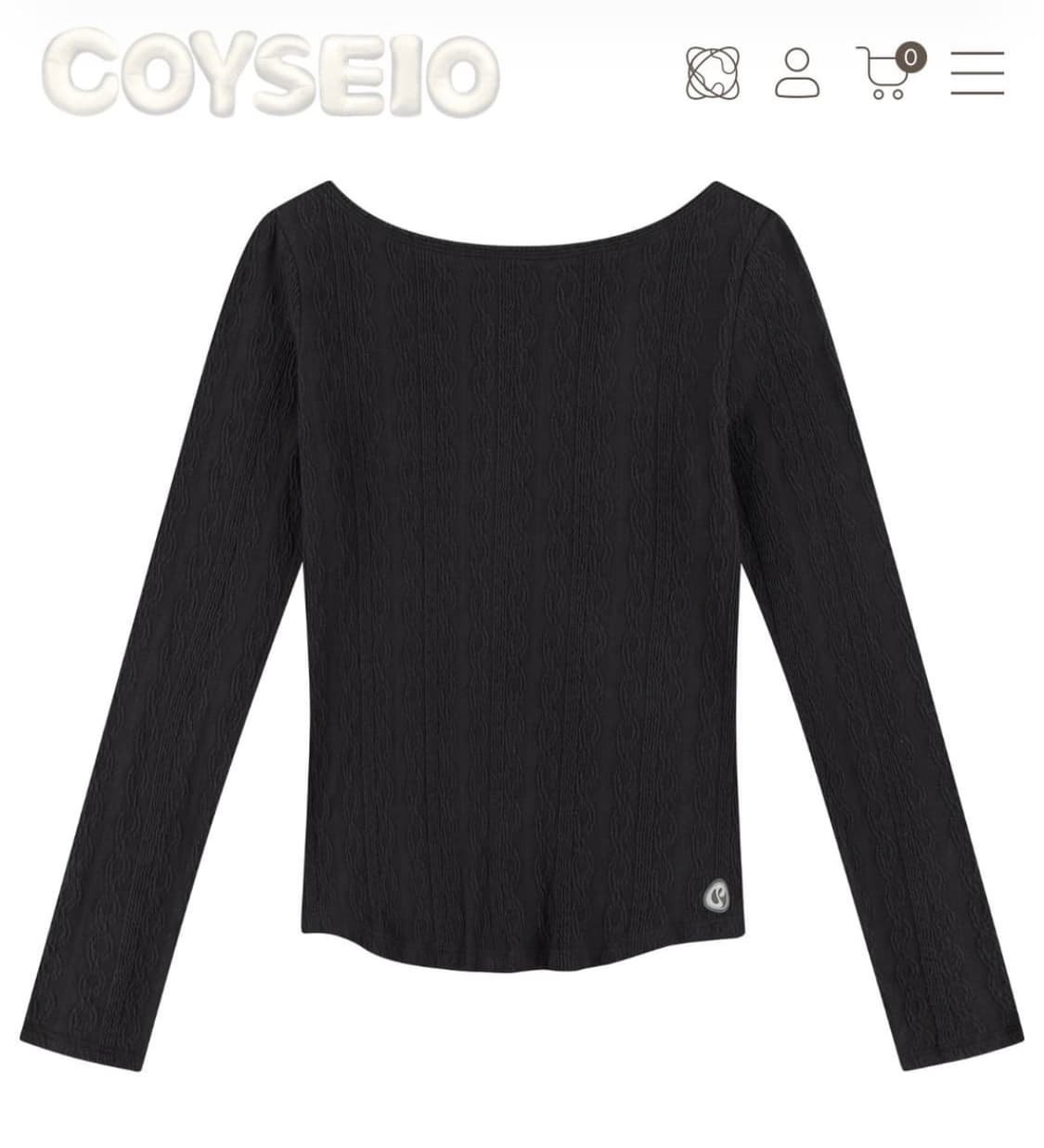 코이세이오 투웨이 롱슬리브 차콜 상품이미지1