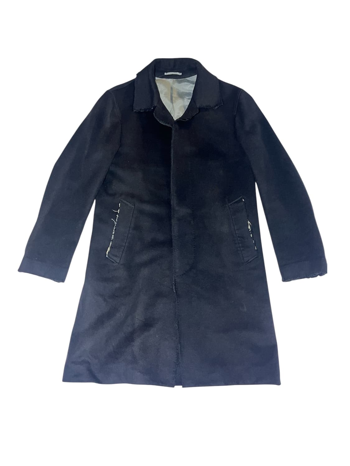 [48] 빈티지 아카이브 에디피스 히든 버튼 선블리치 컷아웃 맥코트 상품이미지1