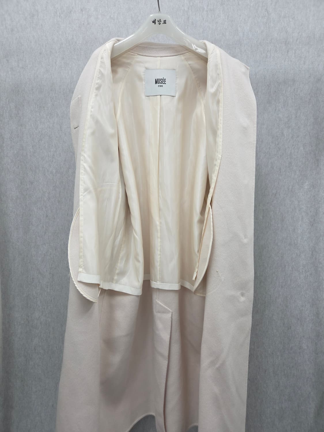 여성 38 뮤제 코트 캐시미어 울 혼방 상품이미지6