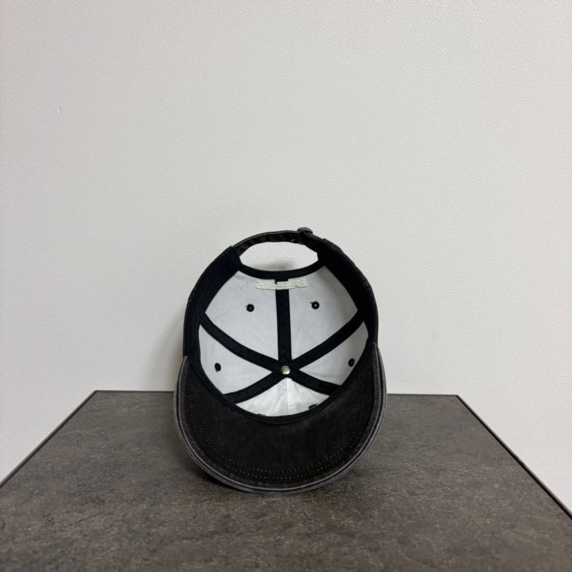 (OS) 슈프림 6패널 볼캡 모자 잭다니엘 워시드 블랙 상품이미지5