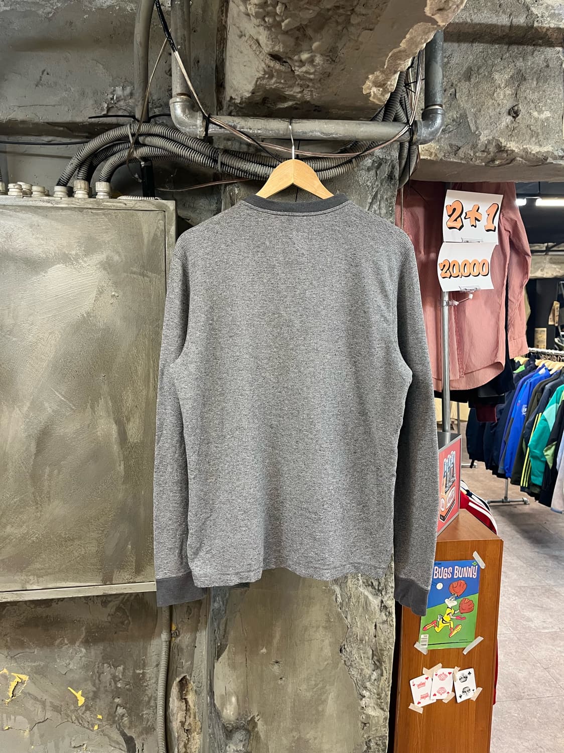 홀리스터 긴팔티 그레이 L #csz3135 상품이미지2