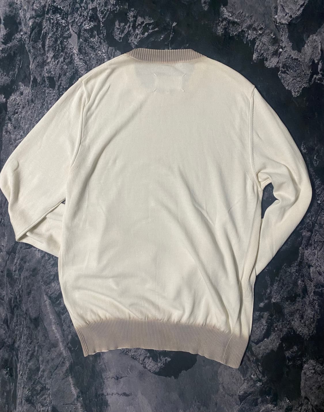 마르지엘라 배색 니트 상품이미지2