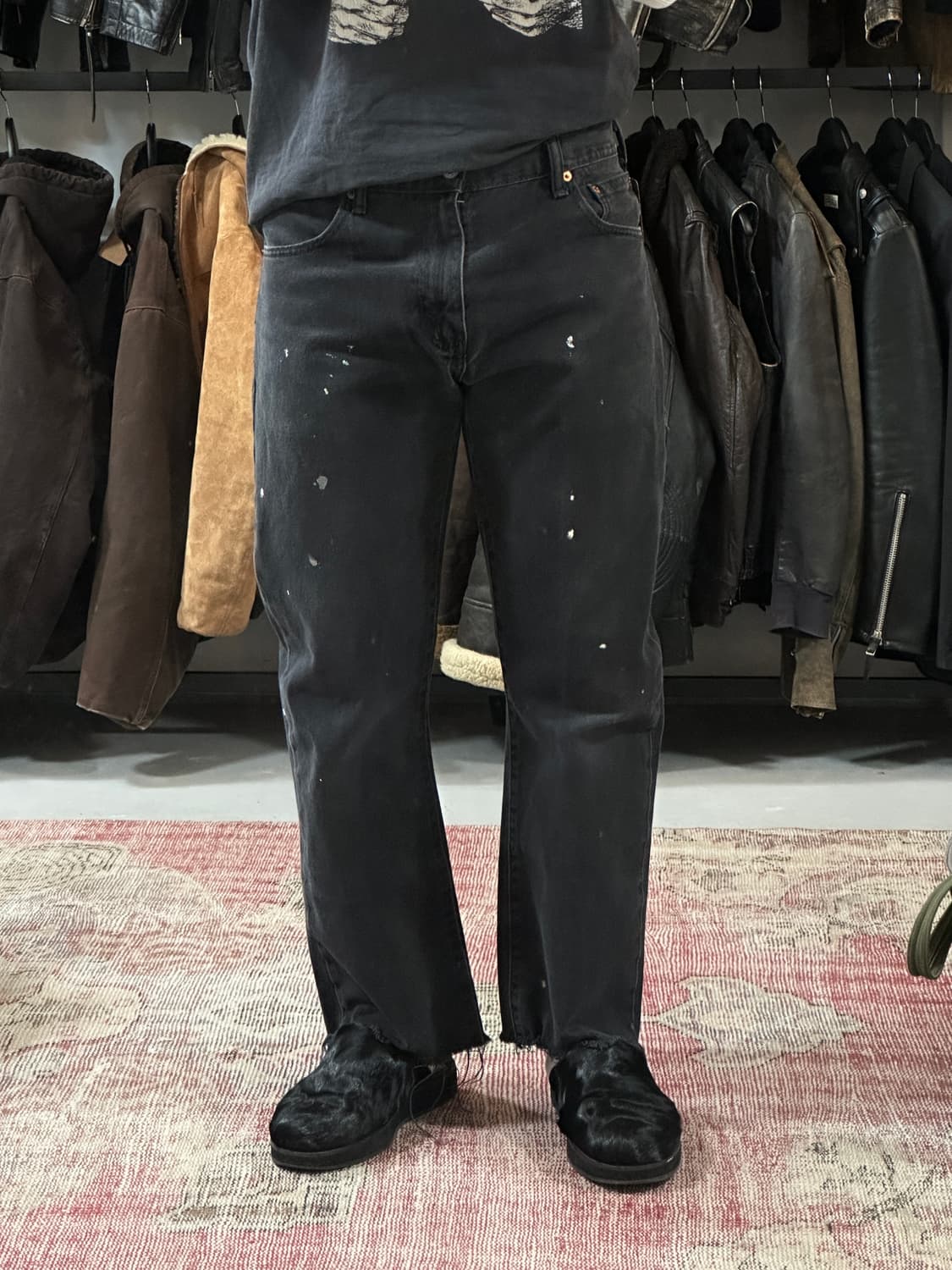00’s 리바이스 517 블랙 부츠컷 플레어진 상품이미지3