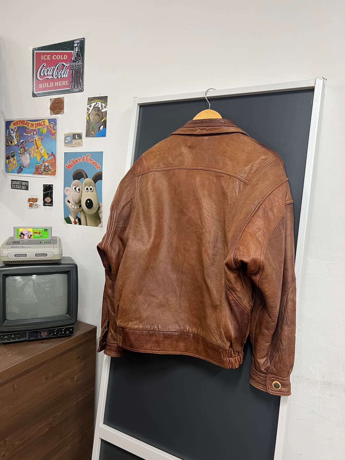 90s Vintage 빈티지 양가죽 레더 자켓 상품이미지6