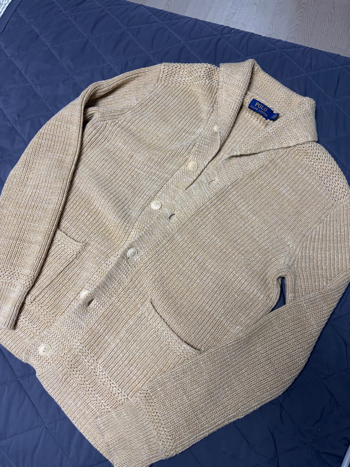 폴로 랄프로렌 남자 숄카라 가디건 상품이미지1