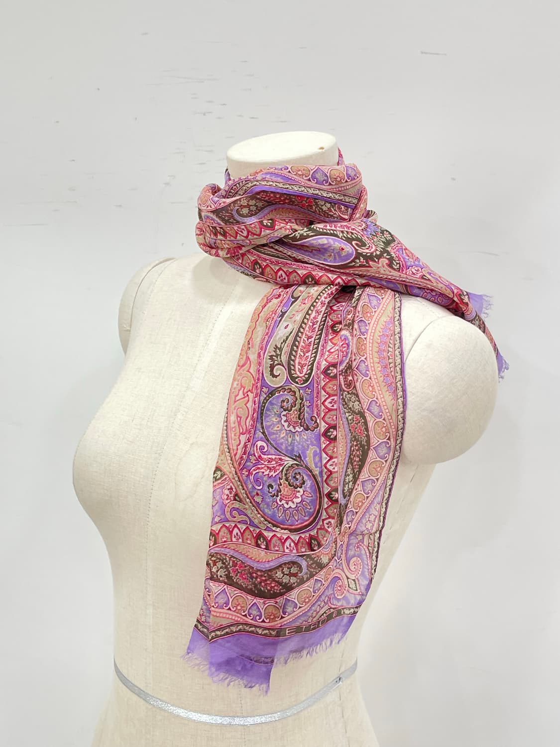 에트로 실크 머플러 상품이미지4