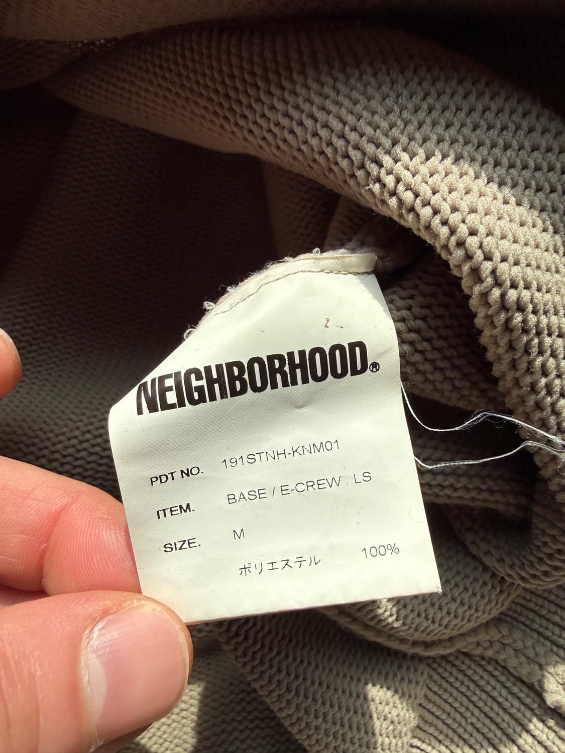 네이버후드 크루넥 스웨터 M(L) 상품이미지6