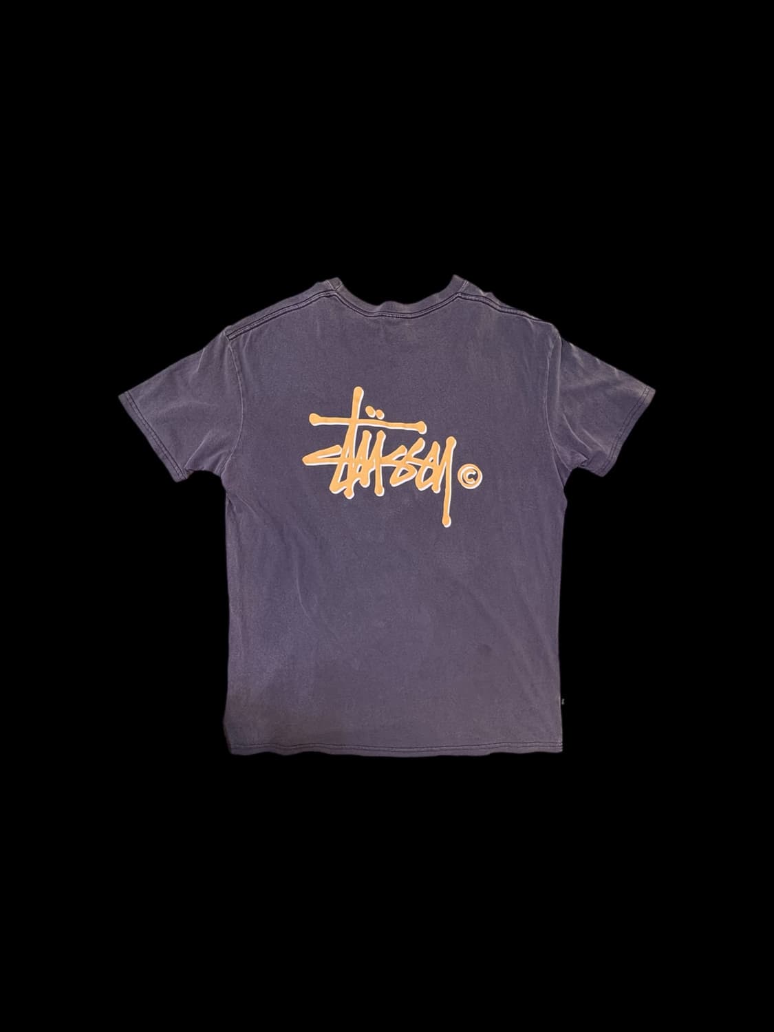 스투시 베이직 로고 티 워시드 퍼플 상품이미지2