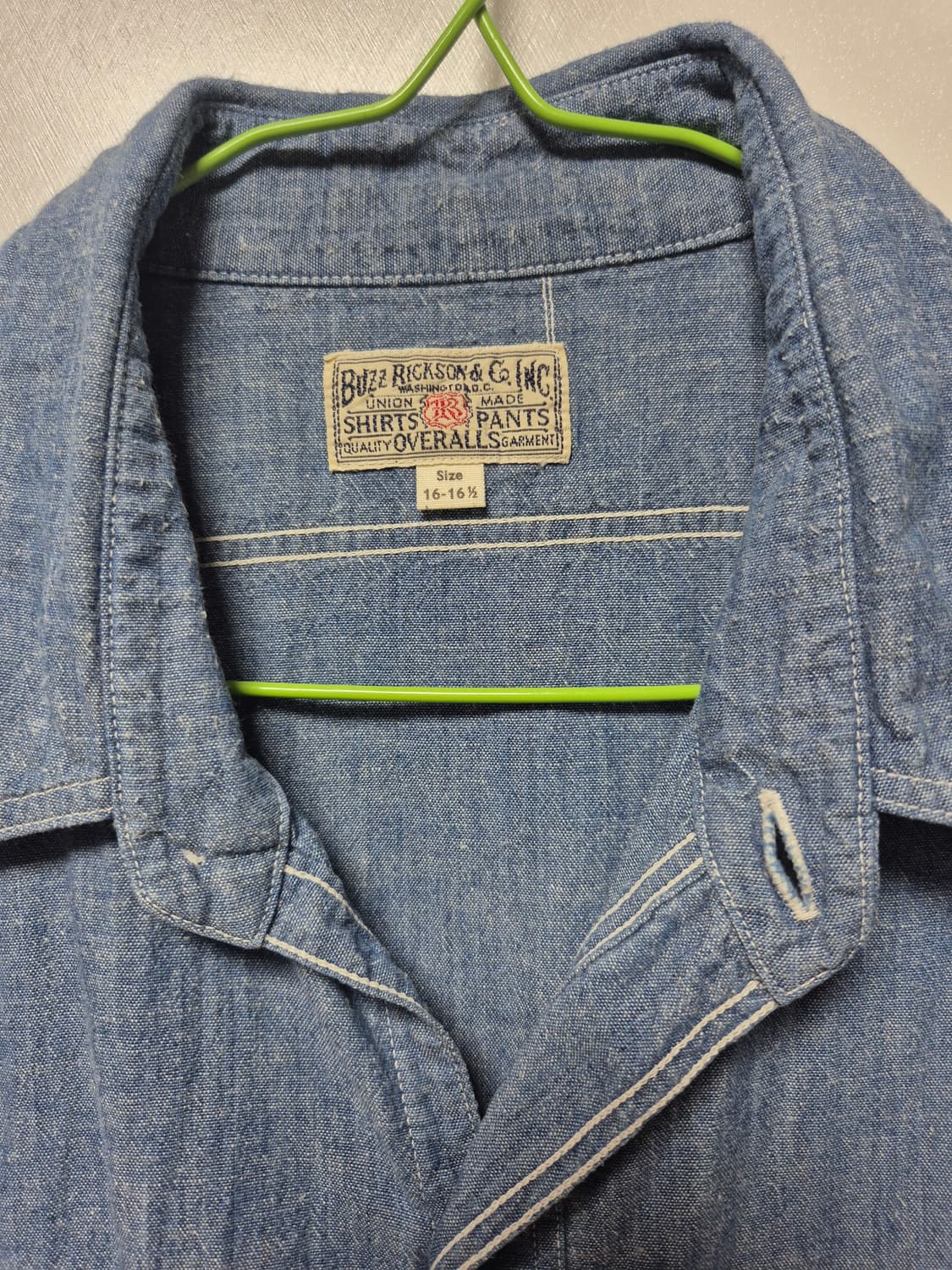 버즈릭슨 샴브레이 셔츠 16사이즈 상품이미지2