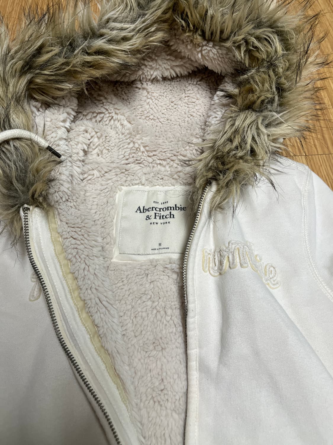 아베크롬비 퍼 후드집업 상품이미지6