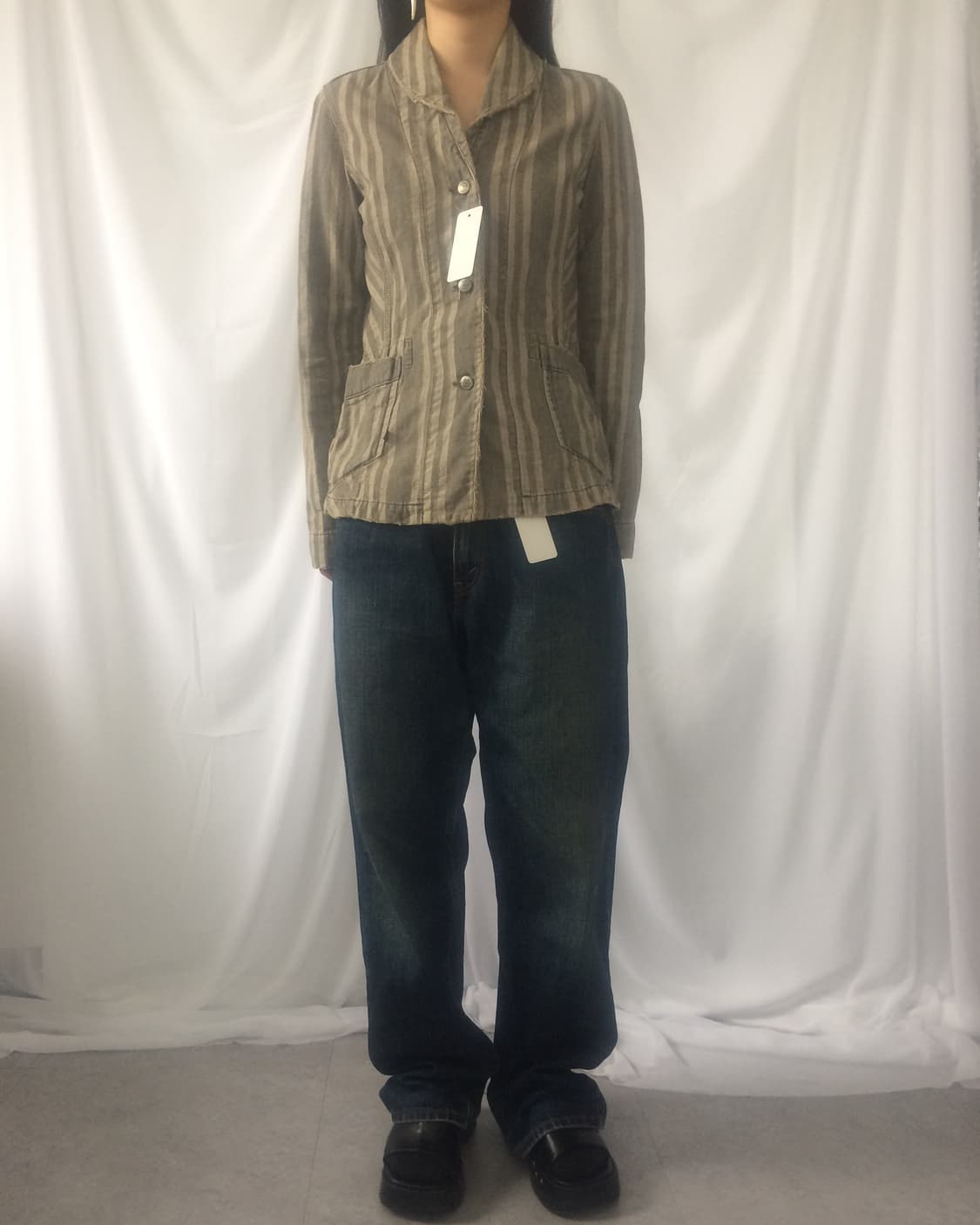 Stripe pattern jacekt 상품이미지6