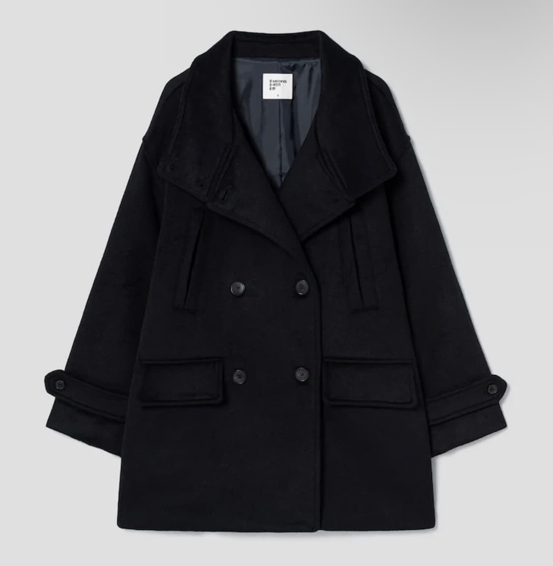 에잇세컨즈 울 하프 코트  상품이미지2