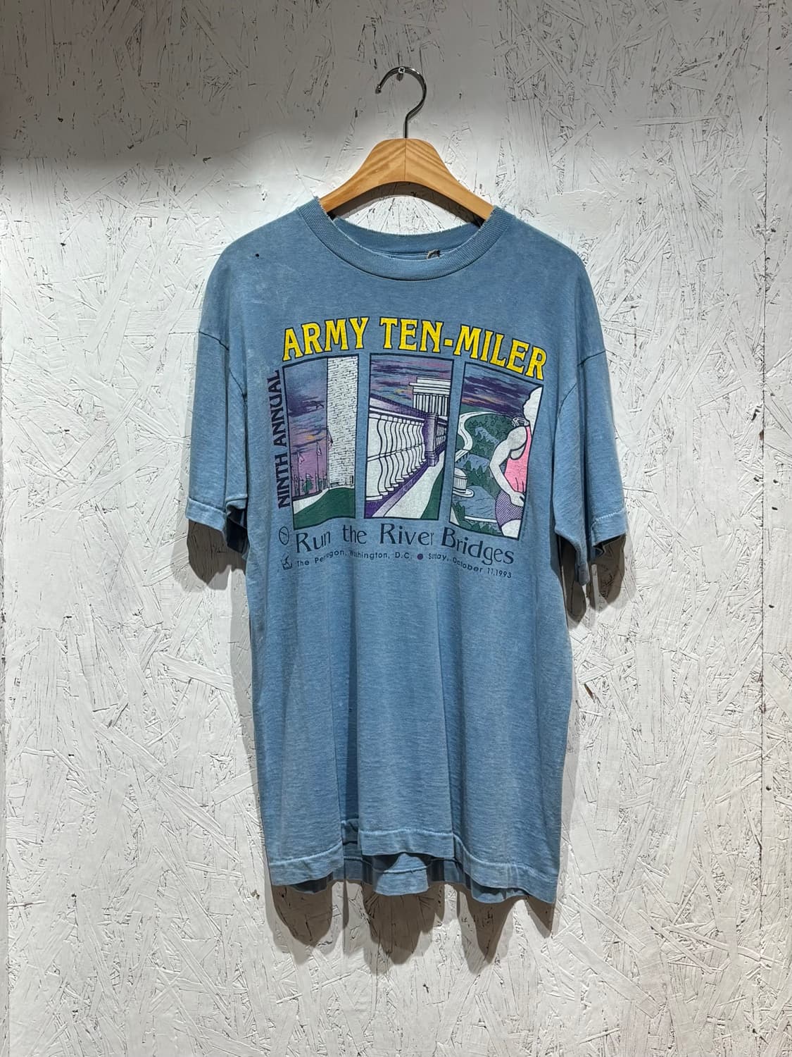 1993’s 아미 텐밀러 마라톤 기념 티셔츠 상품이미지1