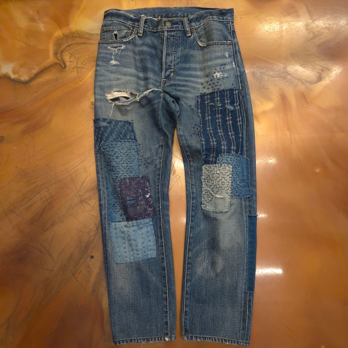 데님 앤 서플라이 랄프로렌 슬림핏 데님 팬츠 상품이미지1