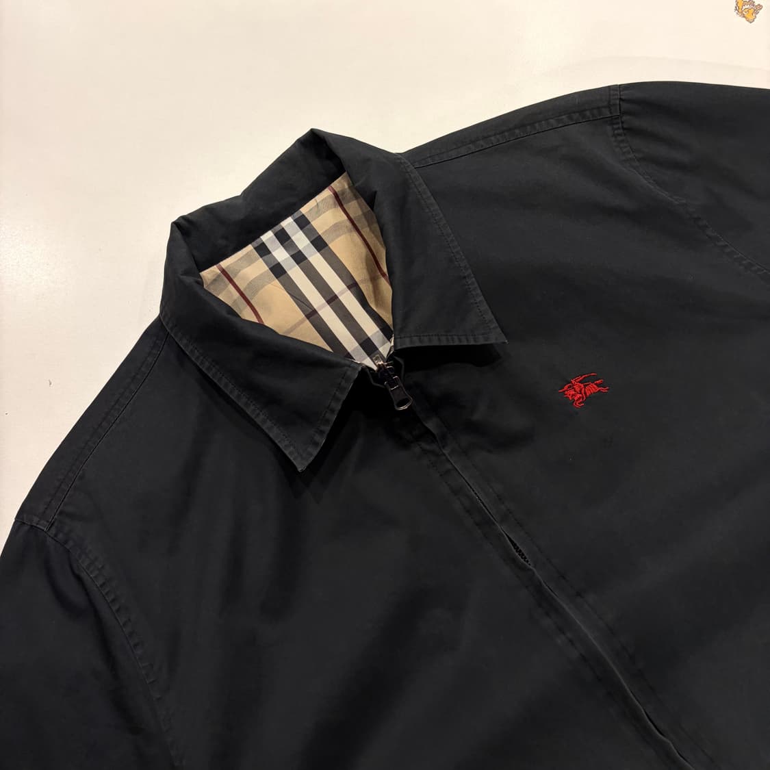[M] 버버리 리버시블 노바체크 블랙 해링턴 자켓 B820 상품이미지5