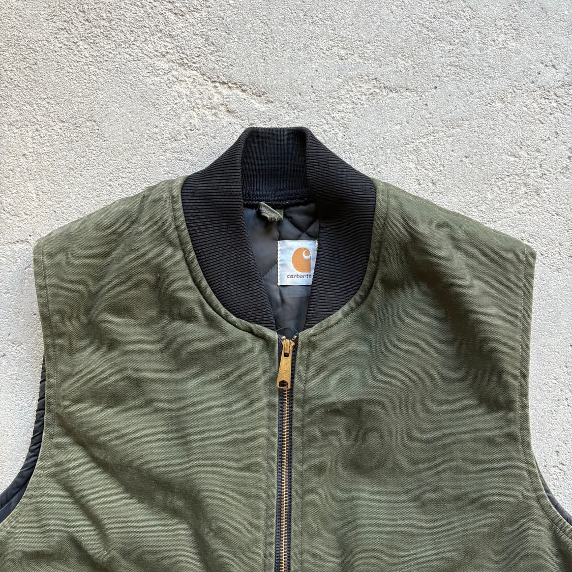 칼하트 VQ184 모스그린 퀼티드 라인 베스트 상품이미지2