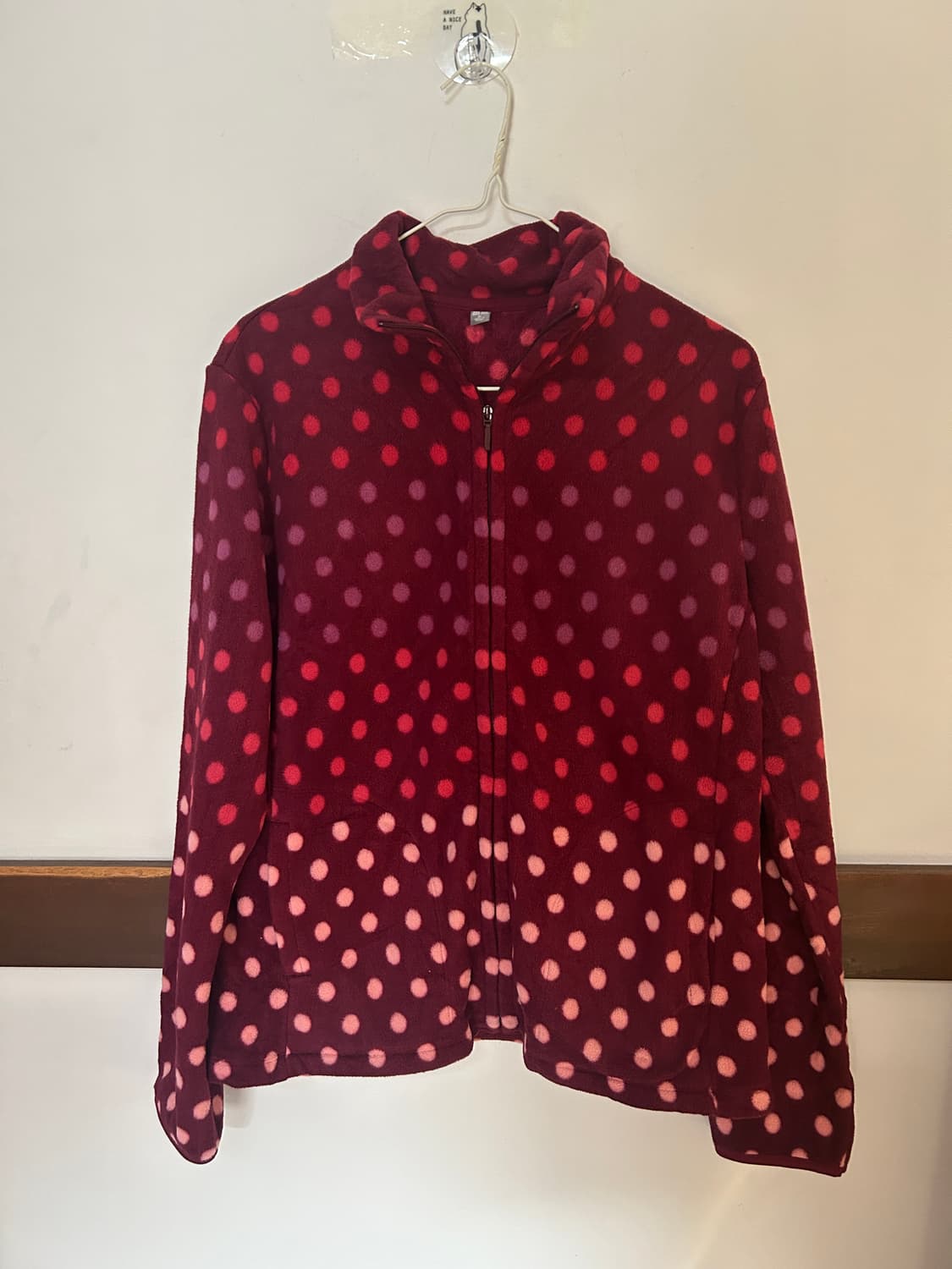 유니클로 땡땡이 후리스  상품이미지1