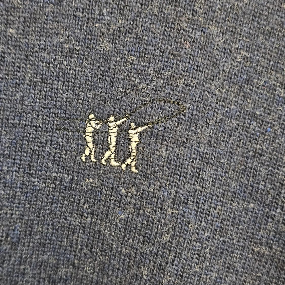 헨리코튼 반집업 남성 니트 네이비 L 상품이미지2