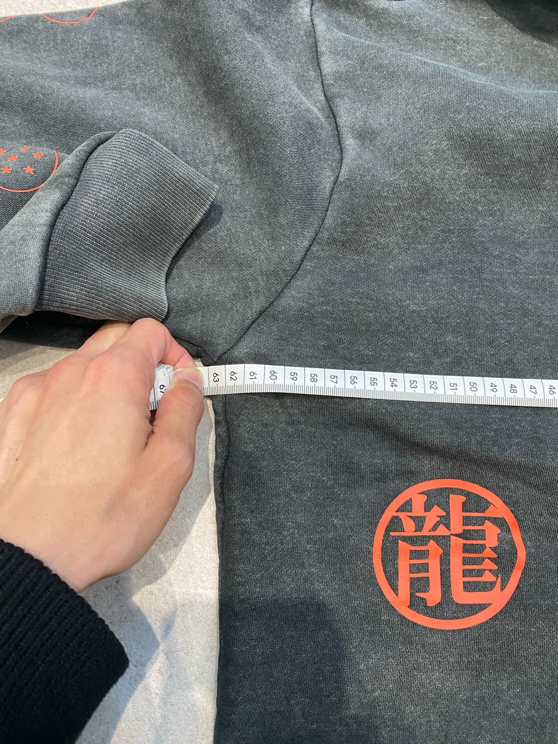 공식 드래곤볼 피그먼트 후드티 상품이미지5