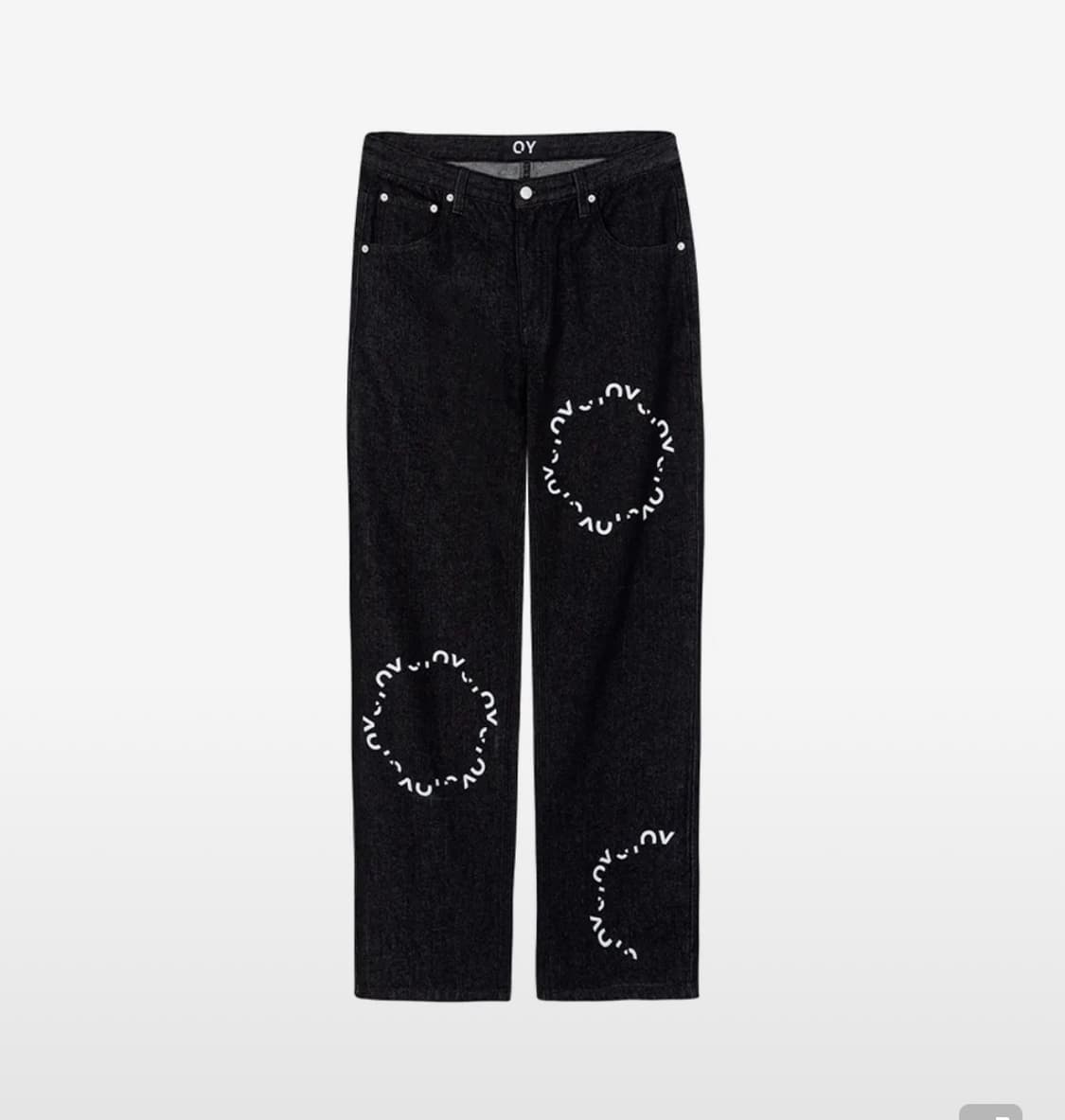 오와이 라운드 로고 진 size1 상품이미지1