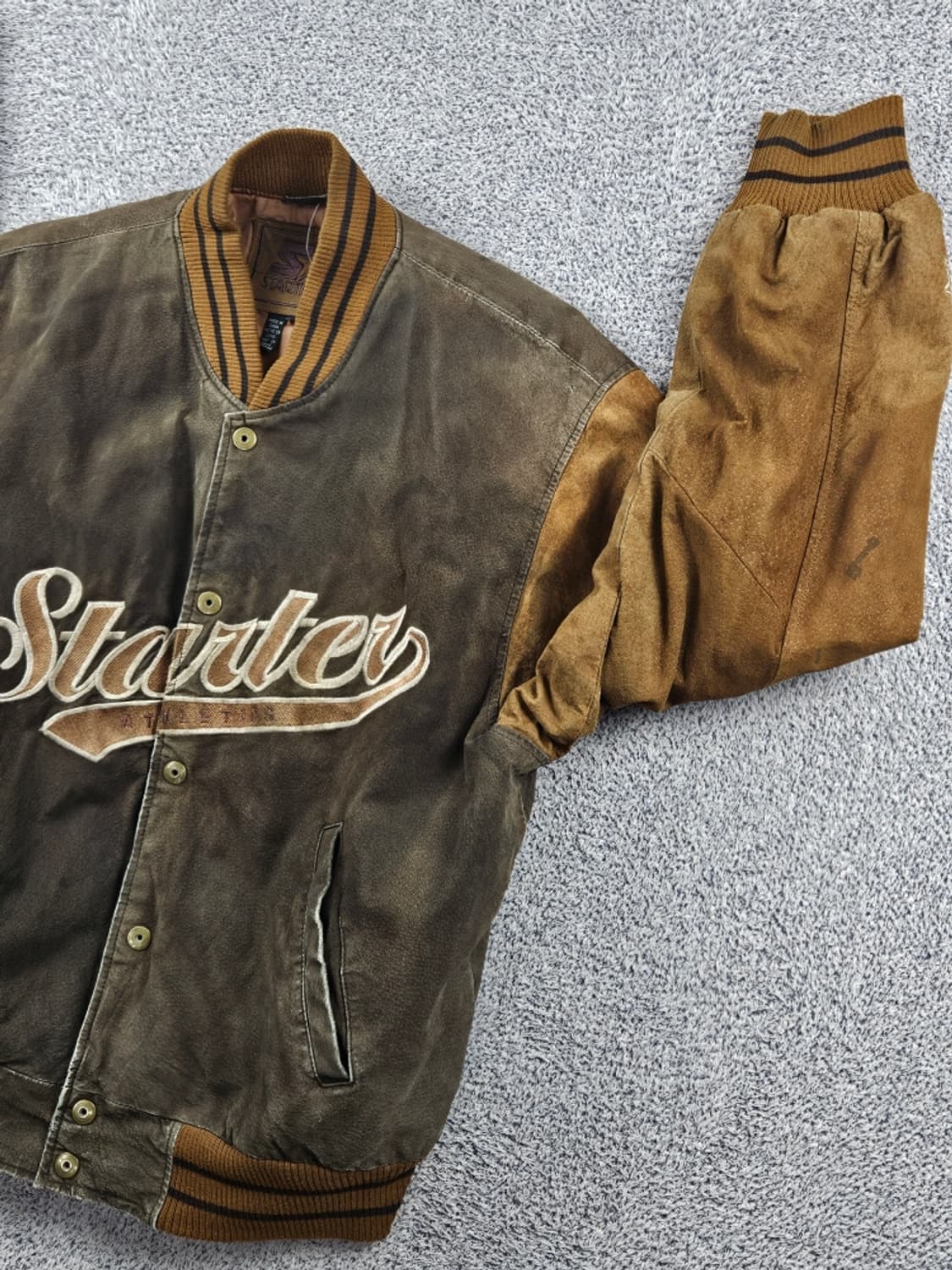 스타터 돈피 스웨이드 스타장 바시티 자켓 ( L ) / 11105 상품이미지7