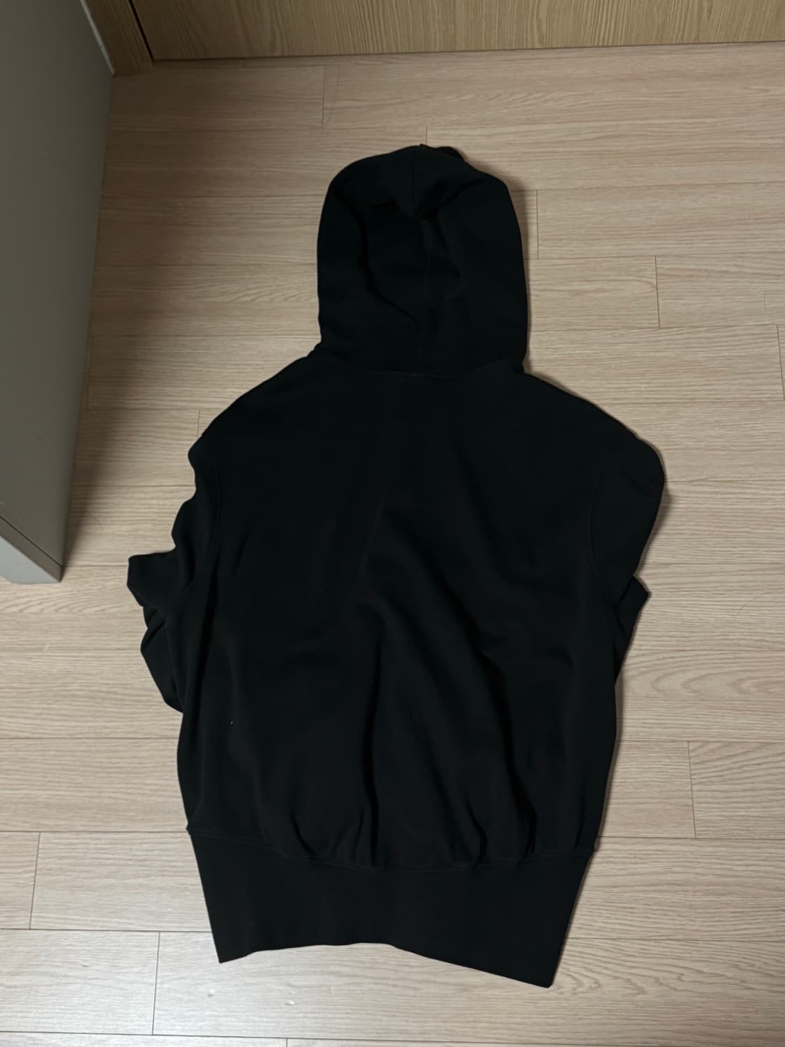 누마레 EE 커브드 후드집업 블랙 L 상품이미지3