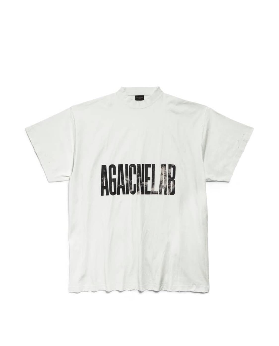 발렌시아가 리버스로고 오버사이즈 티셔츠 화이트 3사이즈 새상품 상품이미지5