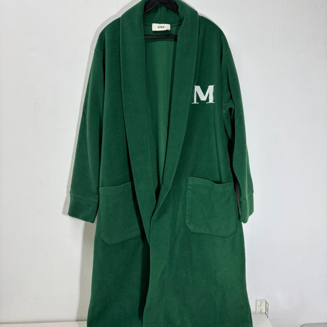 FREE EMIS 그린 후리스 가운 상품이미지1