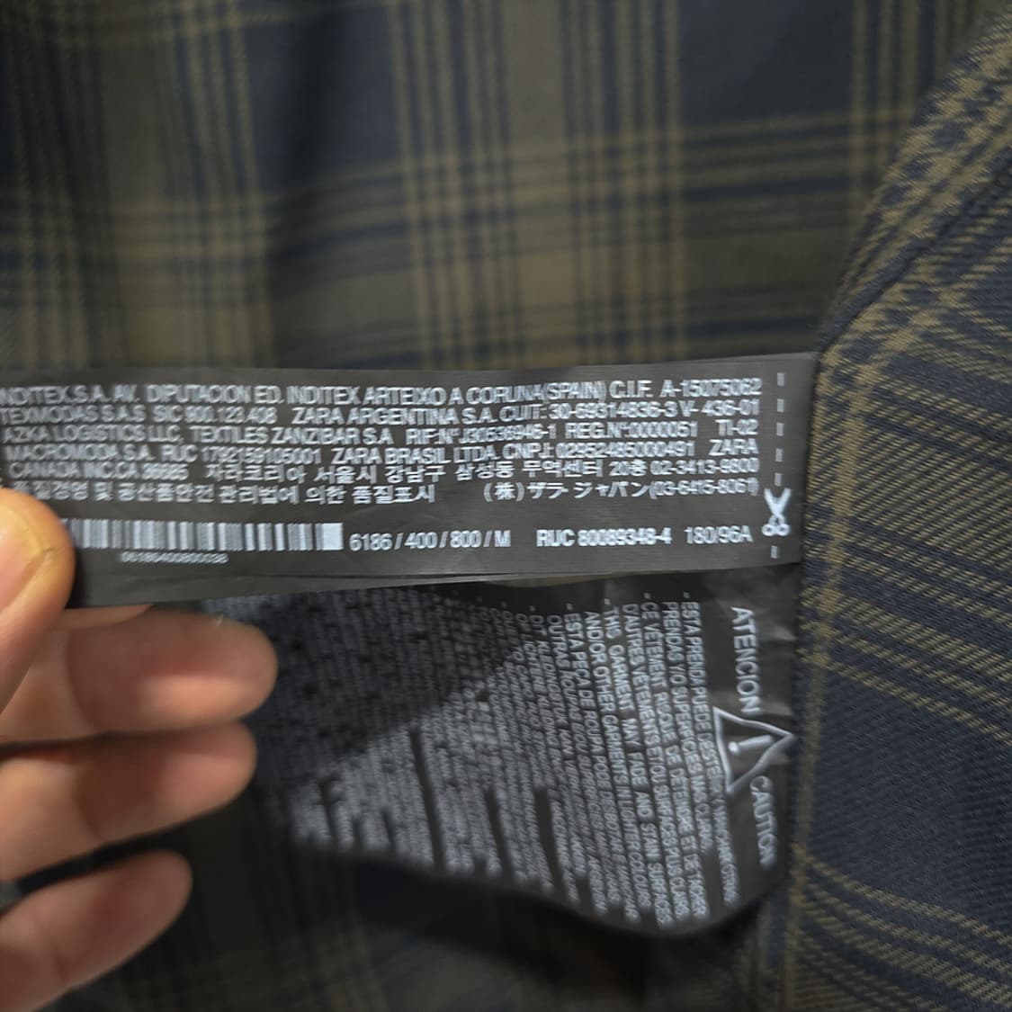 자라(ZARA) 코듀로이카라 워크자켓 M 상품이미지9