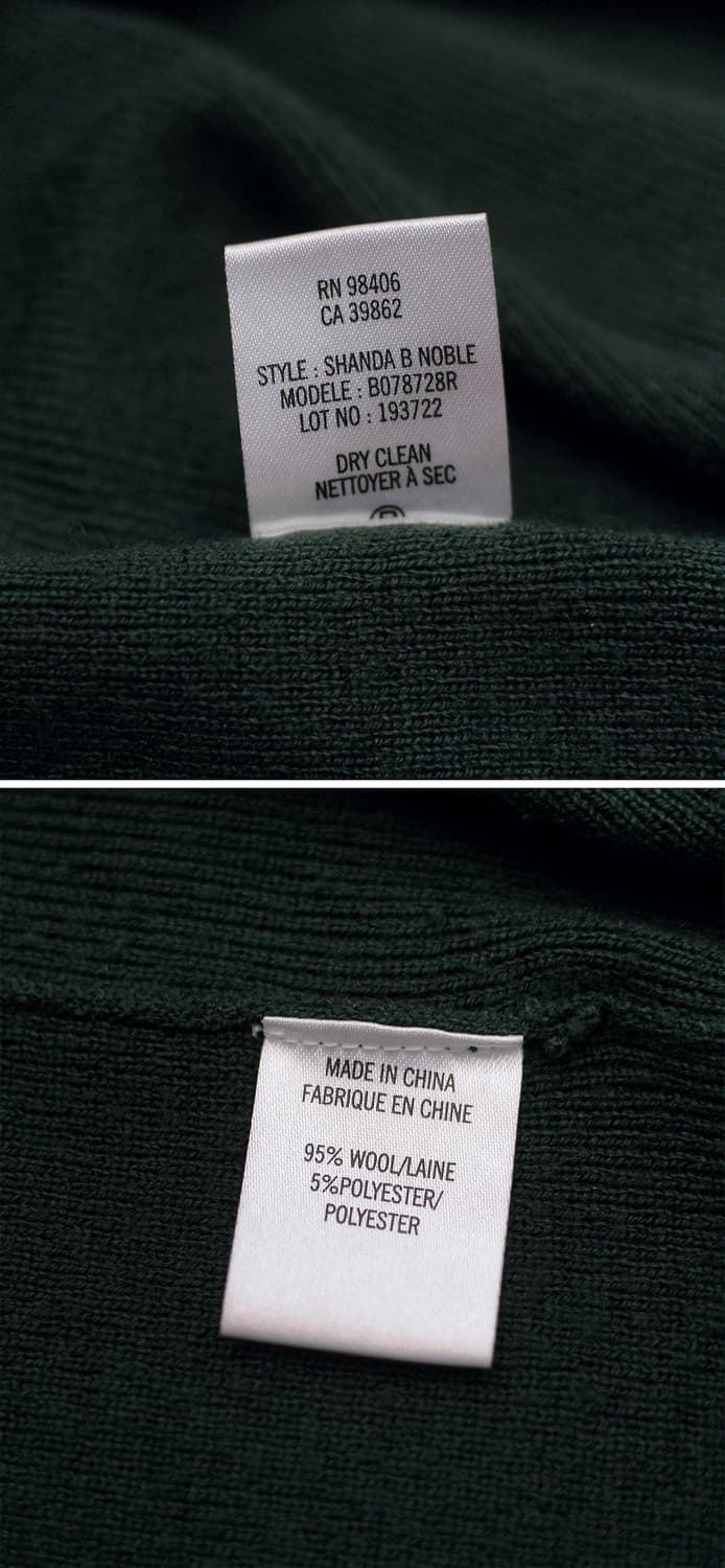 띠어리 (Theory) 딥그린 케이프숄 울 가디건 (M / 55-66) 상품이미지10