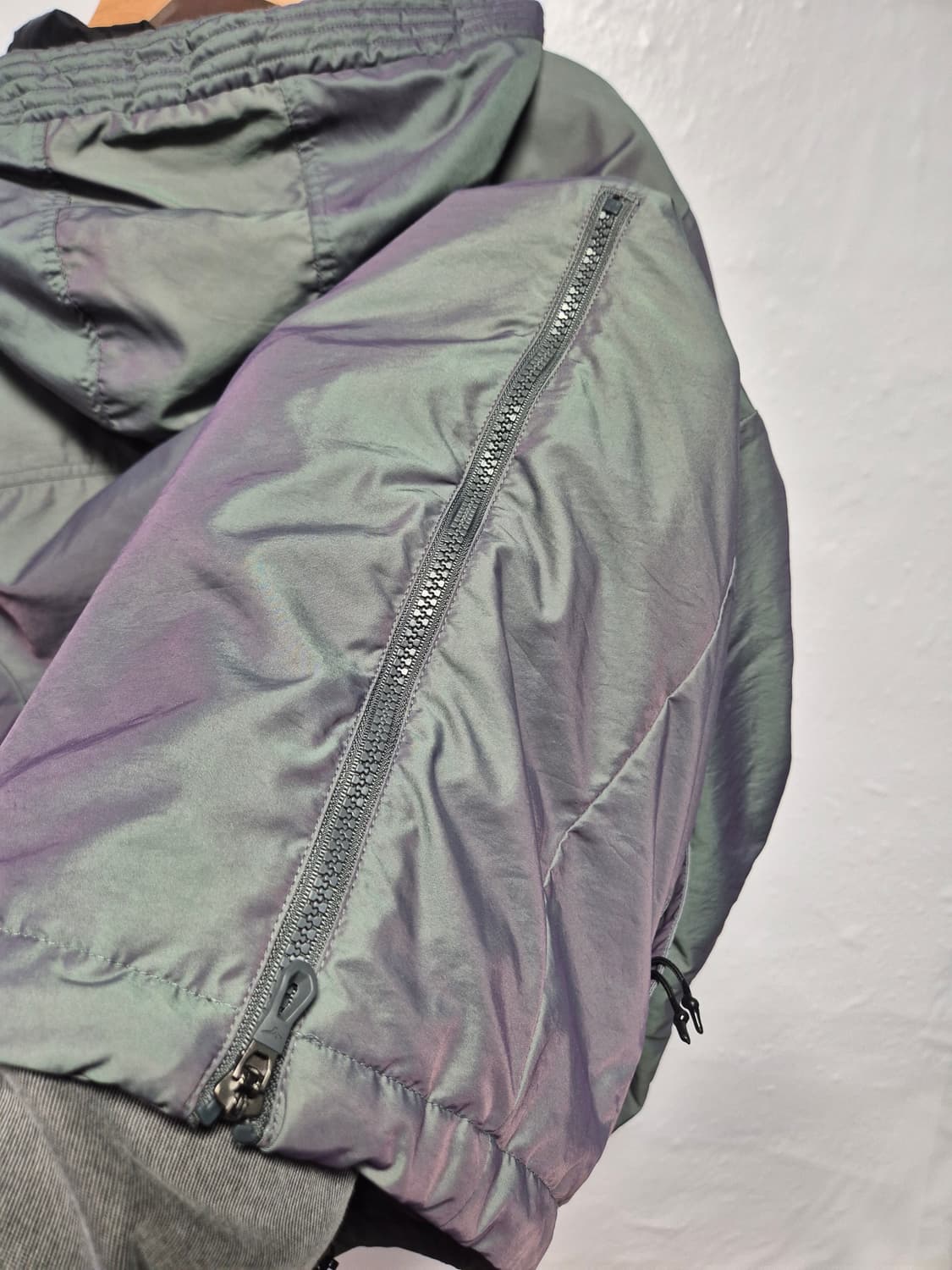 미즈노 그레이 오로라컬러 아노락 써모어 패딩 XL사이즈(상태A급) 상품이미지8