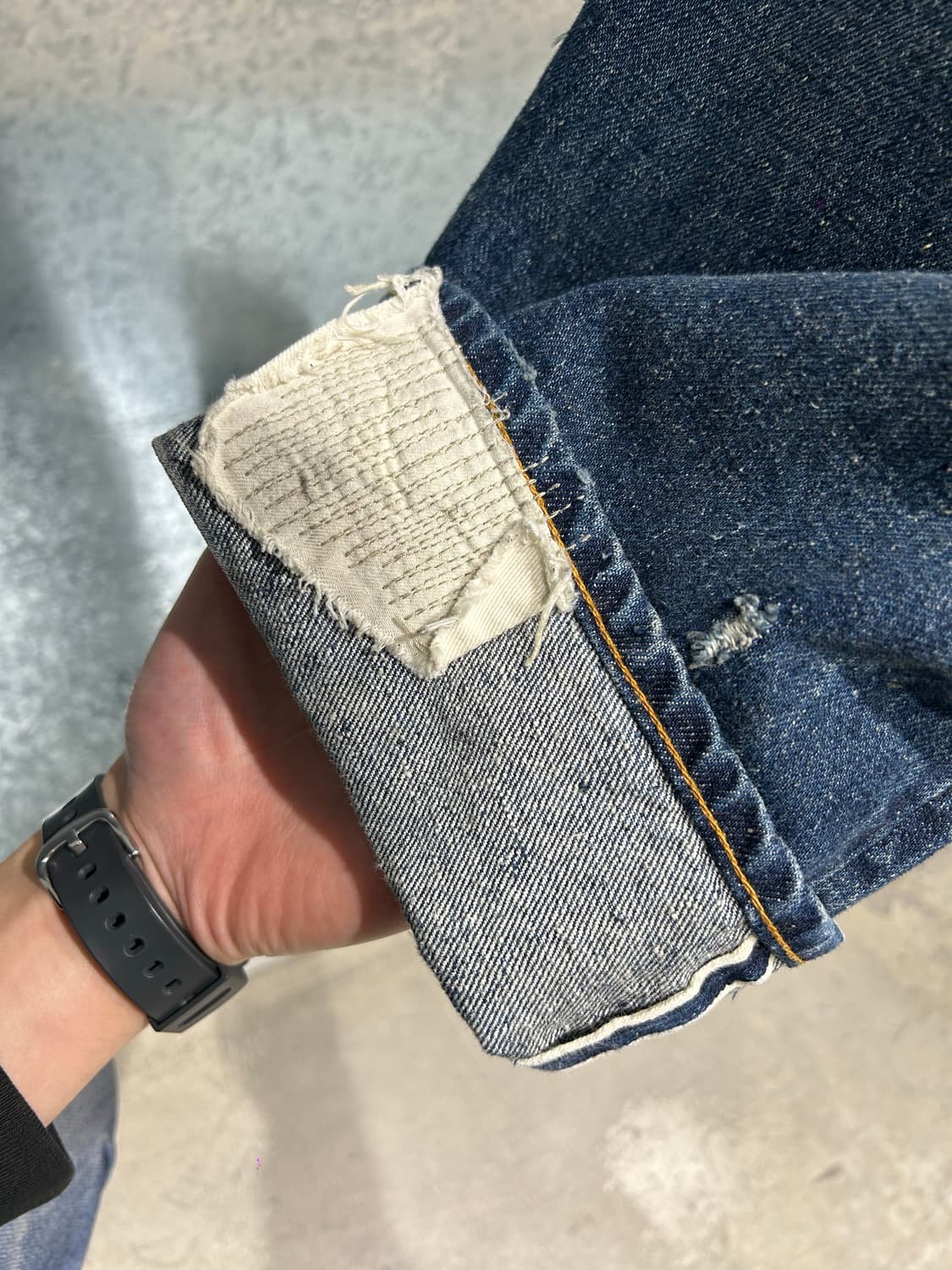 준야와타나베 뉴메뉴얼 데님팬츠 상품이미지4