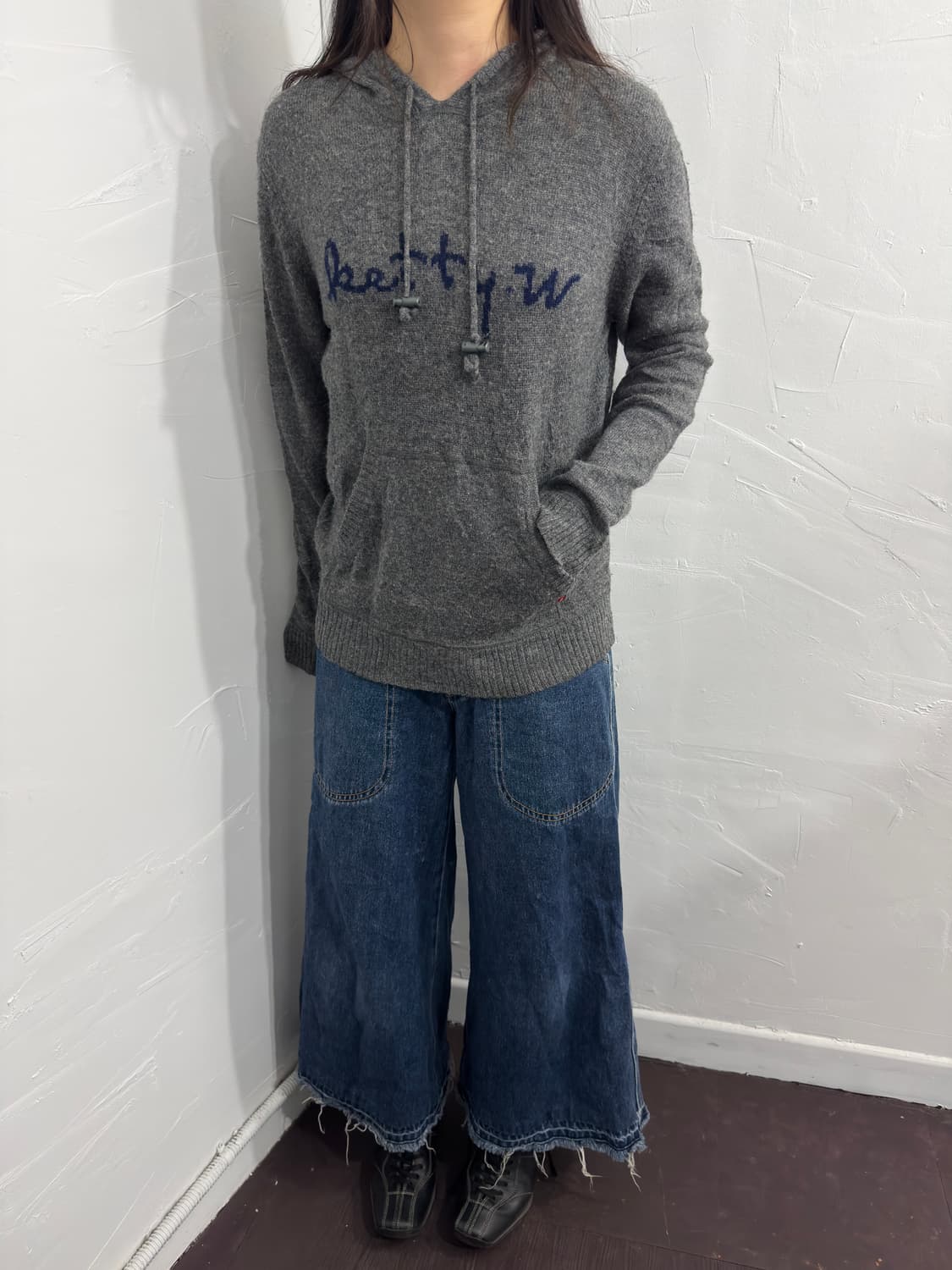 ketty knit hoodie 상품이미지3