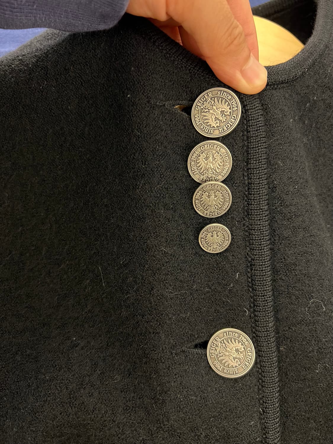 VINTAGE GEIGER BOILED WOOL 빈티지울자켓 상품이미지3