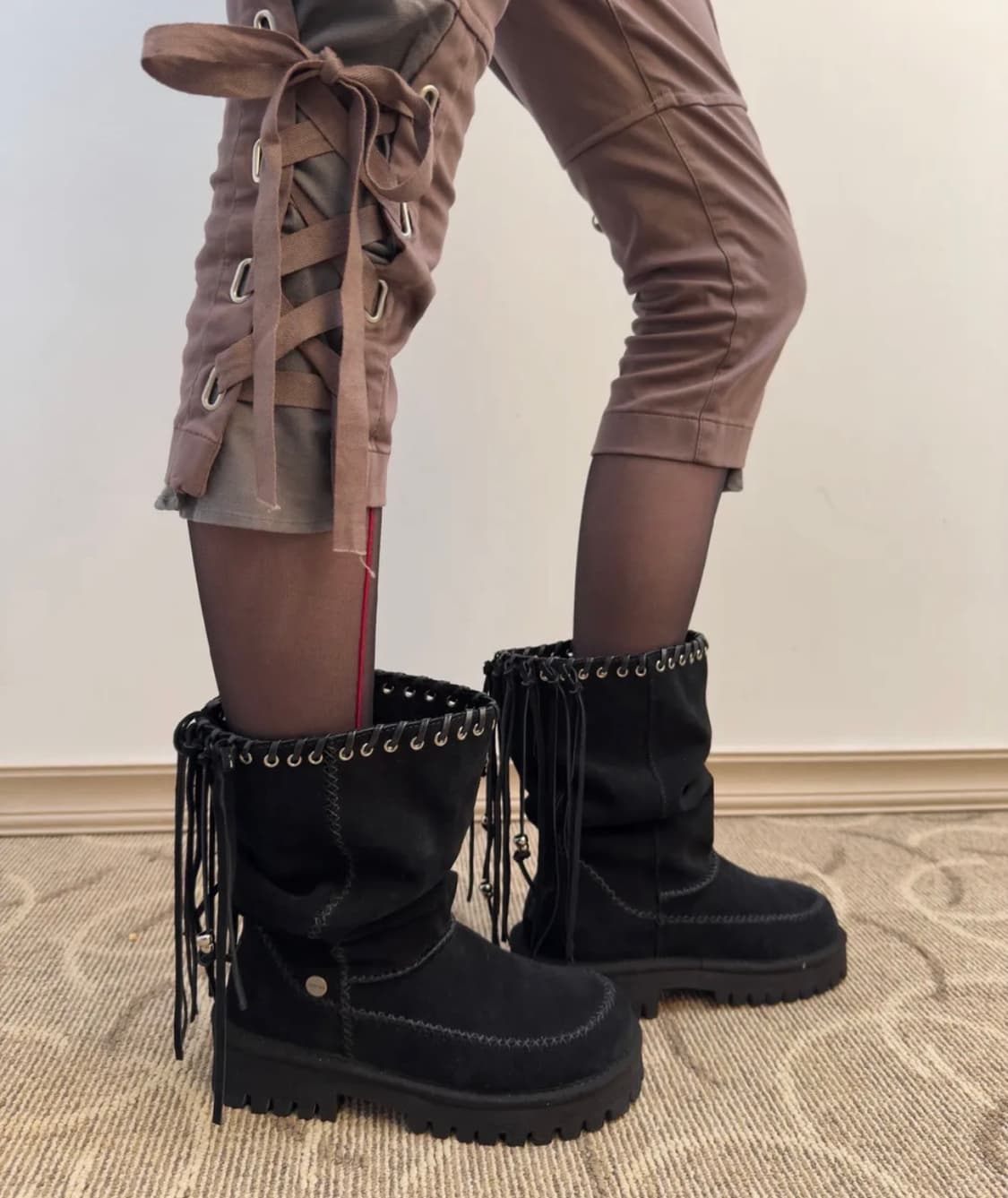 여밈 X YASE pigtail boots 상품이미지3