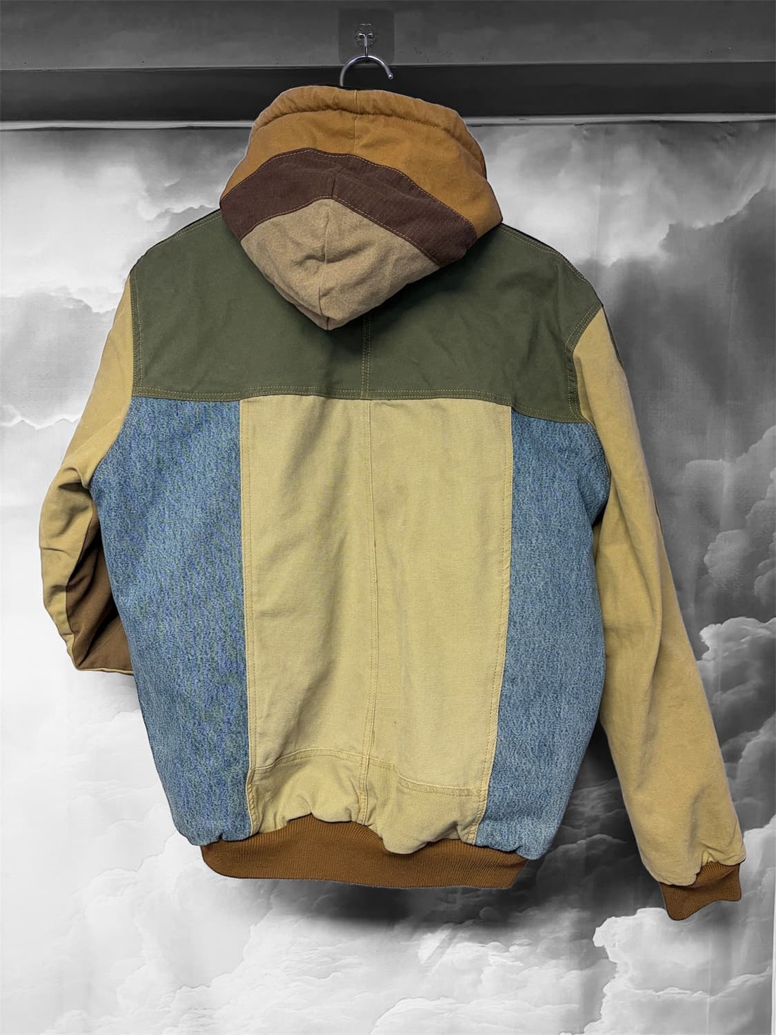 칼하트 리메이크 패치워크 후드자켓 상품이미지2