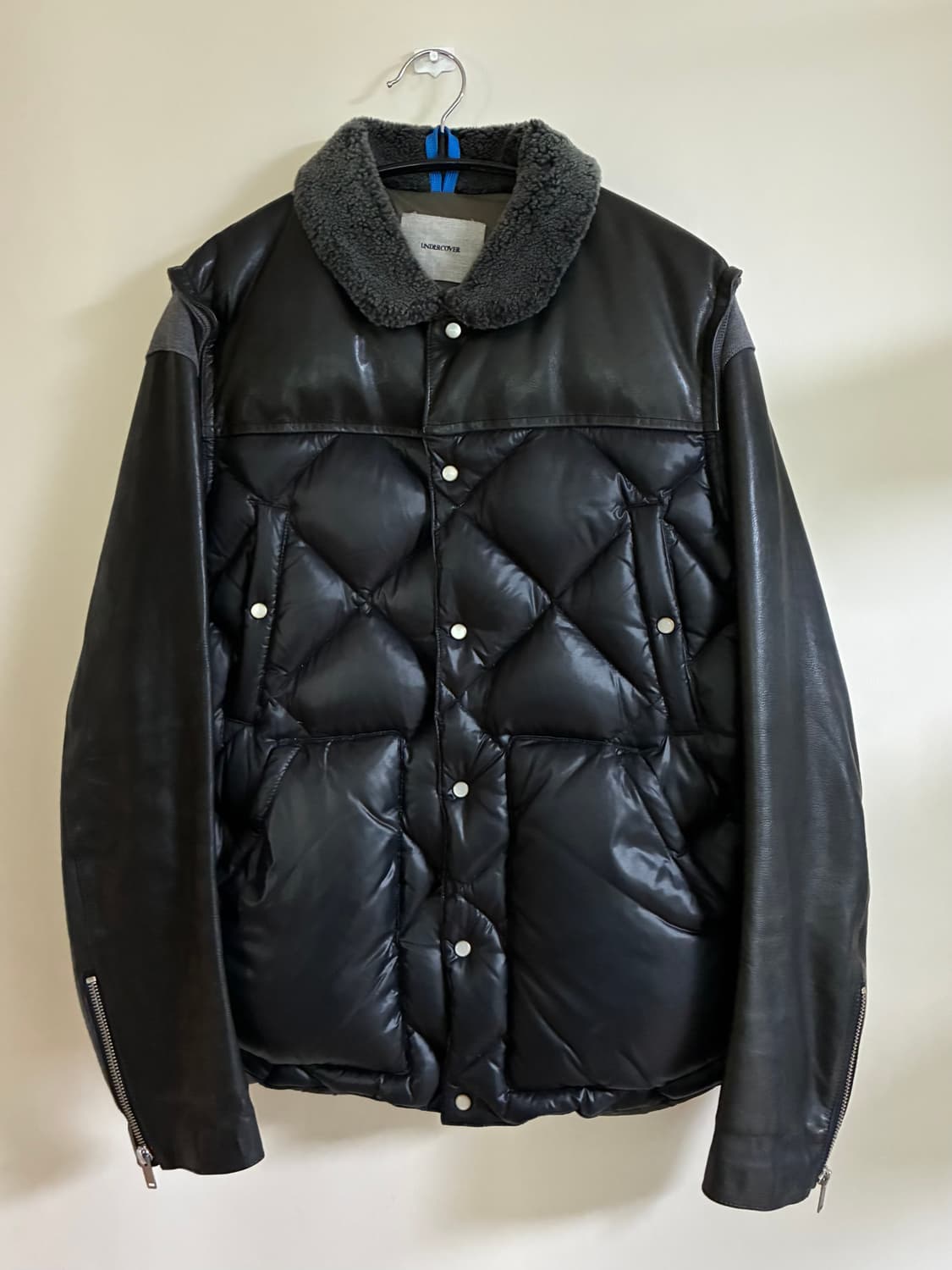 [2] 언더커버 13AW 레더암 도킹 패딩 상품이미지1