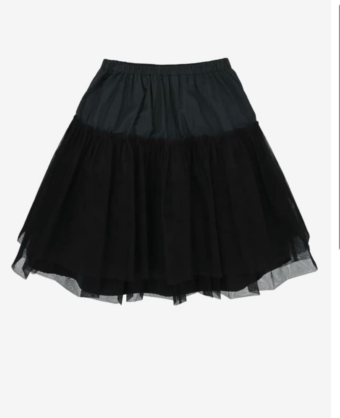 노컨텐츠 메쉬 프릴 스커트 상품이미지1