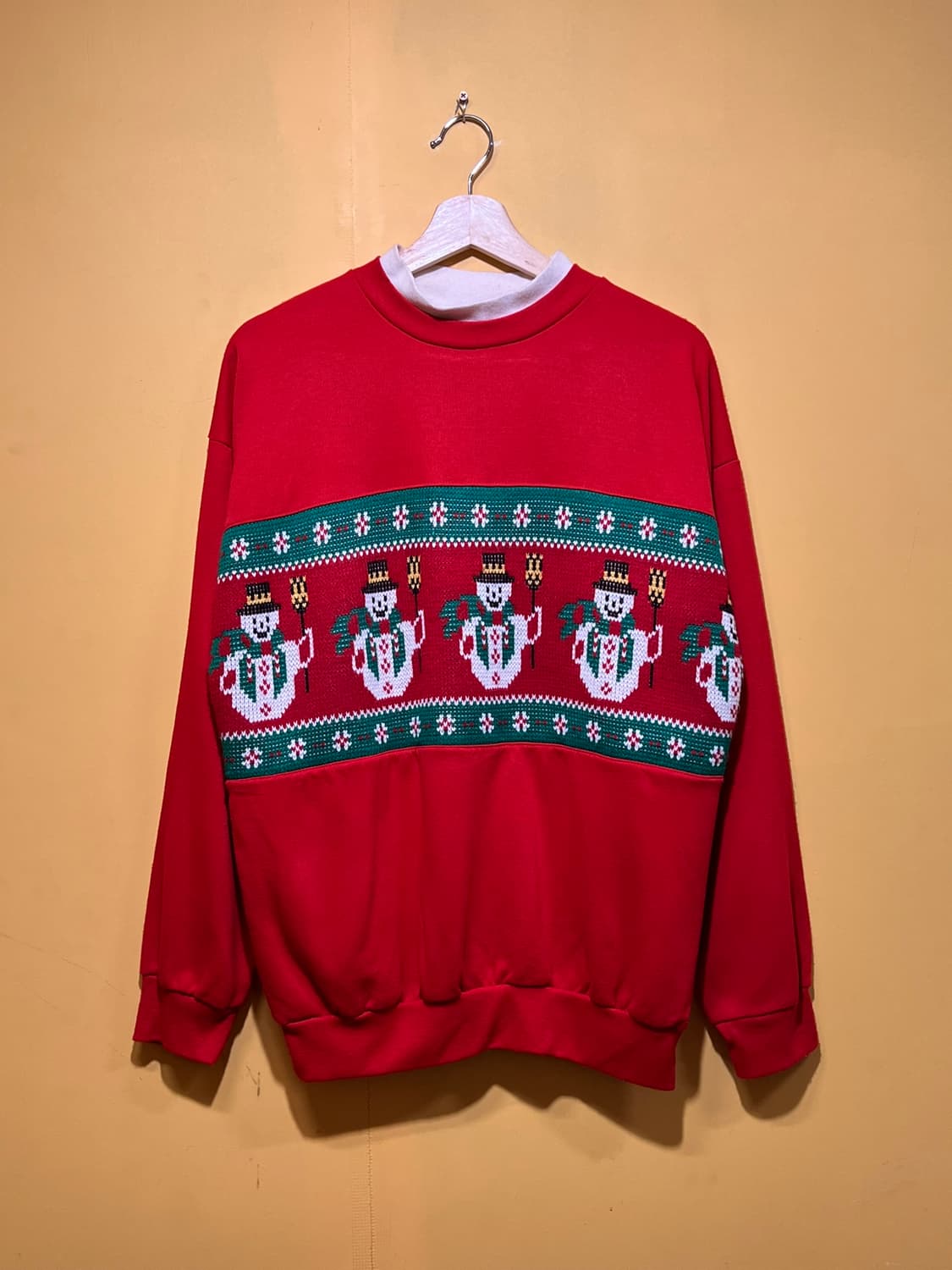 90s [L] NutCracker 크리스마스 눈사람 스웨트셔츠 맨투맨 상품이미지1
