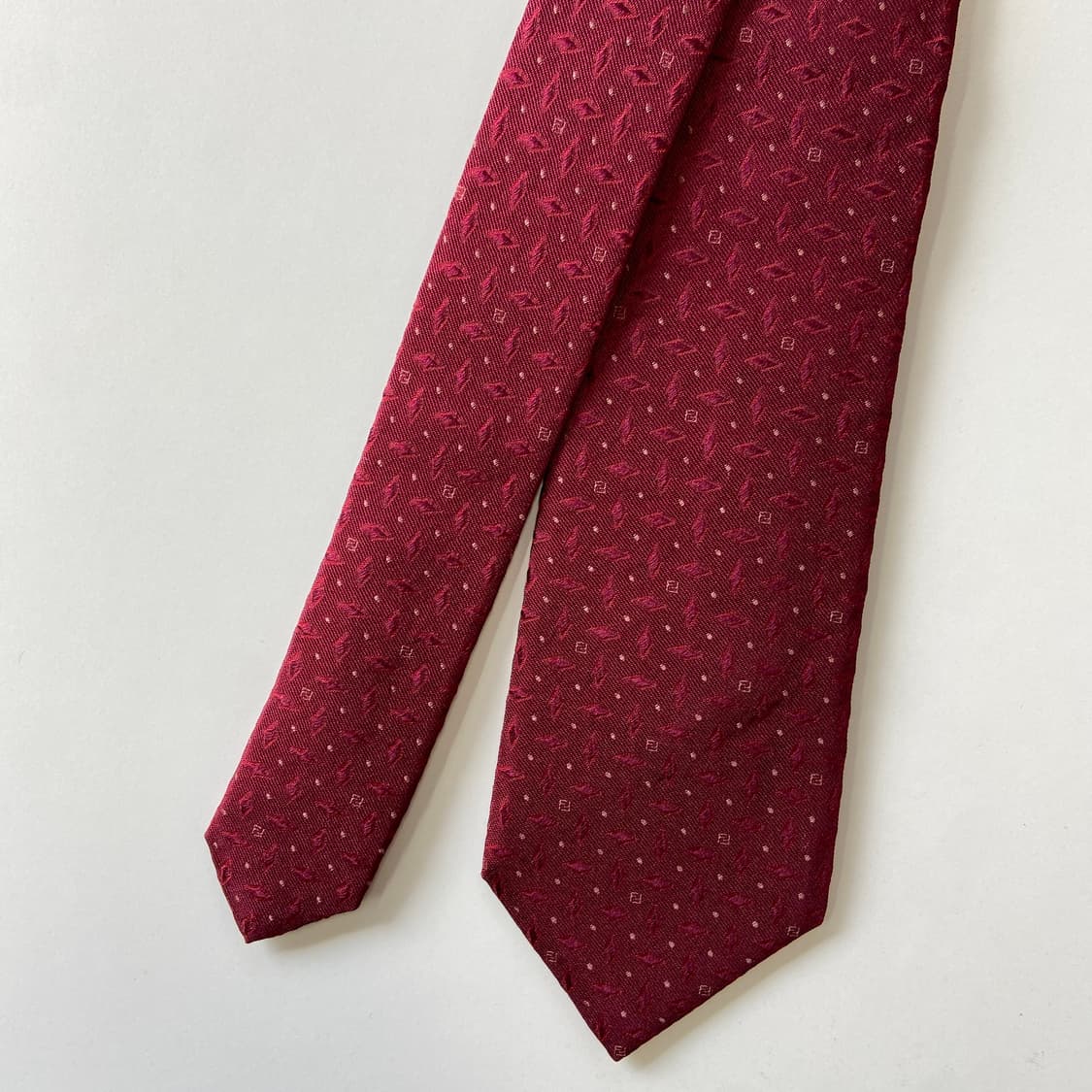 FENDI 펜디 FF모노그램 정품 명품넥타이7.8cm 상품이미지2